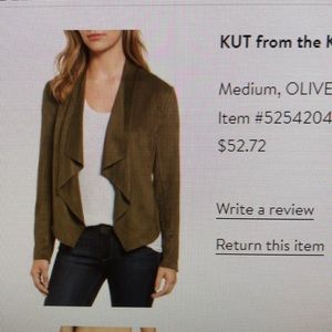 Nordstrom Faux Suede Jacket